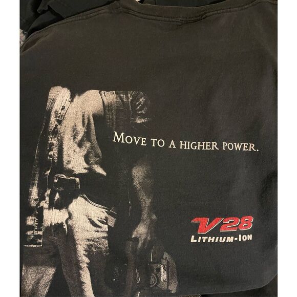 Milwaukee Tool Tshirt XL Move to a Higher Power V28 Lithium-ion - Picture 9 of 9
